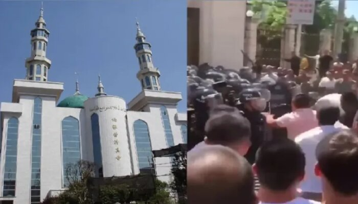 चीन: एक मस्जिद को आंशिक रूप से गिराने की कोशिश को लेकर मुसलमानों की पुलिस से झड़प