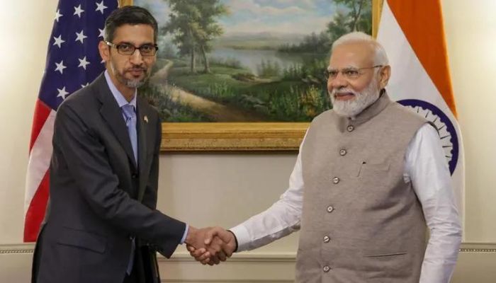 गूगल ने भारत में 10 अरब डॉलर के निवेश की घोषणा की