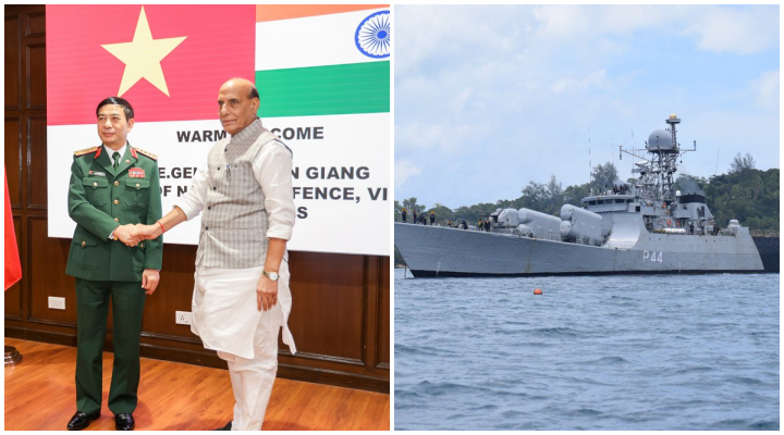 भारत ने वियतनाम को स्वदेश निर्मित मिसाइल कार्वेट आईएनएस किरपान उपहार में दिया