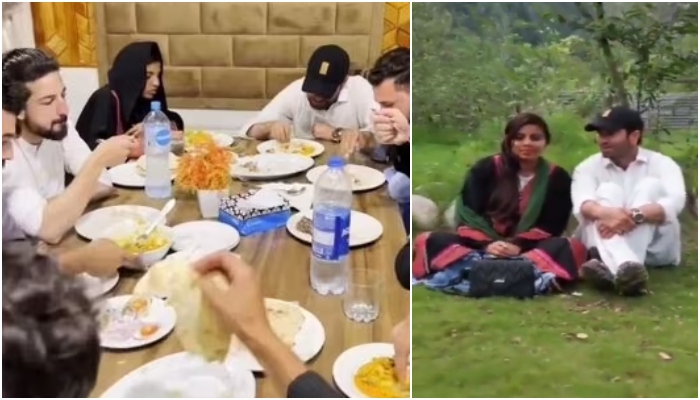 Anju seen in burqa enjoying dinner with Nasrulla and his friends a day after denying 'nikah' reports