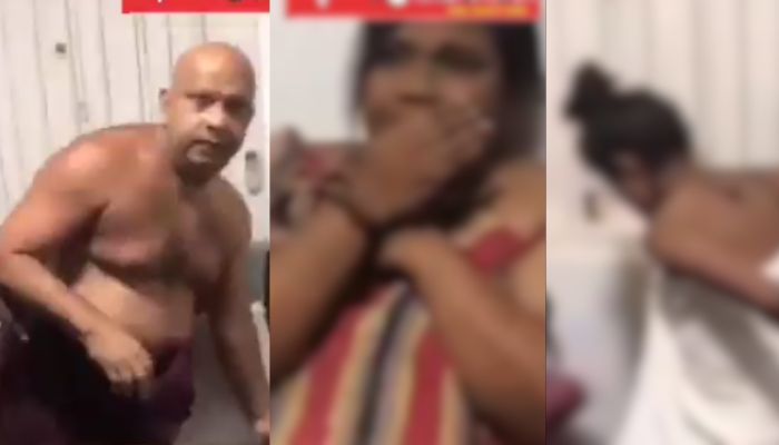 Fact Check: Viral video of 'monk' with two women is from Sri Lanka