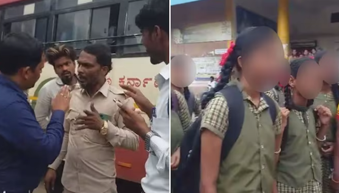 Karnataka: Bus driver refuses Muslim school girls for not wearing burqas