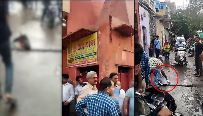 दिल्ली में एक अज़ीम ने हिंदू मंदिर के पास भैंस का सिर फेंका, गिरफ्तार