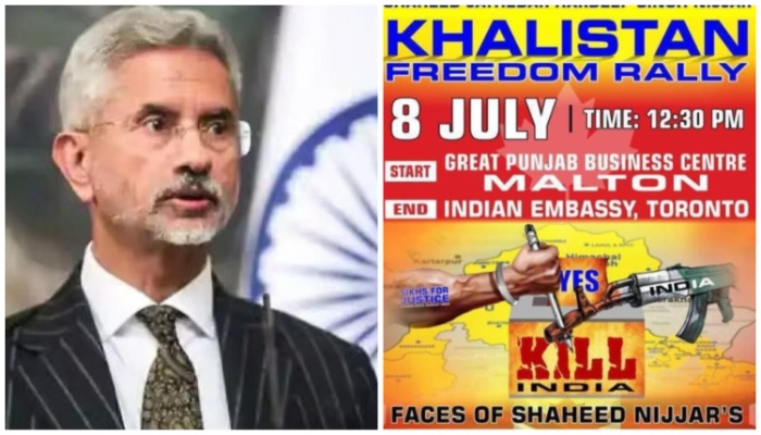 भारतीय राजनयिकों को धमकी देने वाले खालिस्तानी पोस्टर सामने आने के बाद विदेश मंत्री एस जयशंकर ने कनाडा को चेतावनी दी