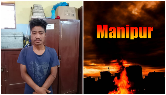 मणिपुर भयावहता: वायरल वीडियो में पुलिस द्वारा पकड़े गए लोगों में से एक को पीड़ितों में से एक को पकड़ते हुए देखा गया