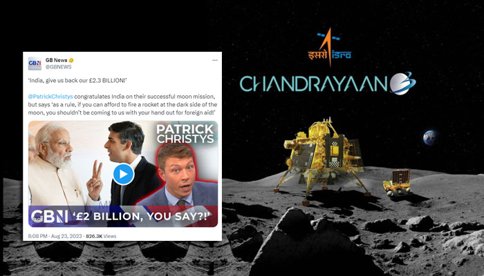 Britons whine over imaginary '2.3 billion pounds' after Chandrayaan-3 success: This is how British 'aid' is not charity, but investment