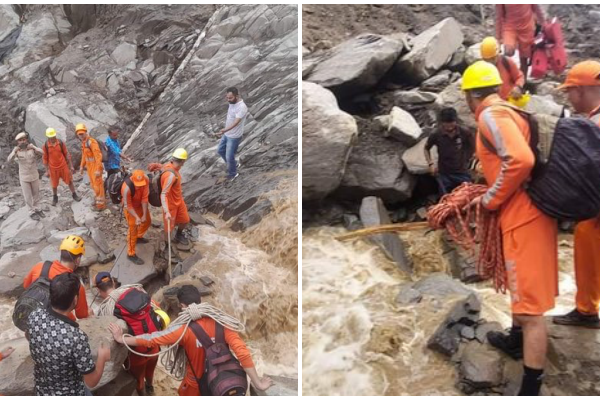 Himachal floods: NDRF rescues 51 people stranded in Mandi cloud burst sites