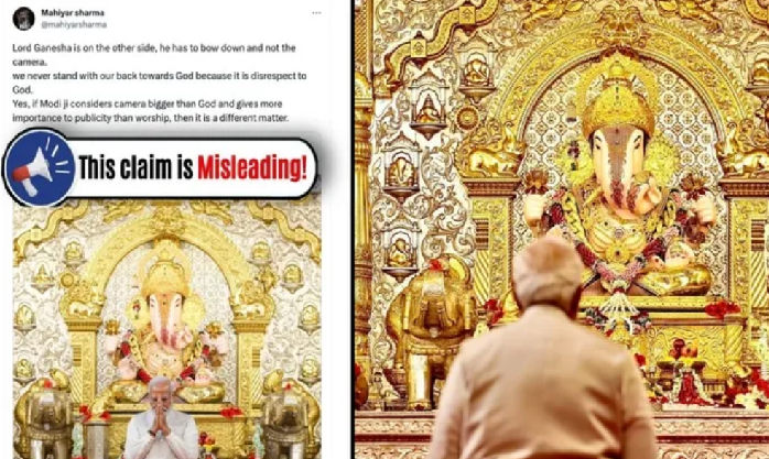 Opposition spread fake news on PM Modi using photo of in Pune temple