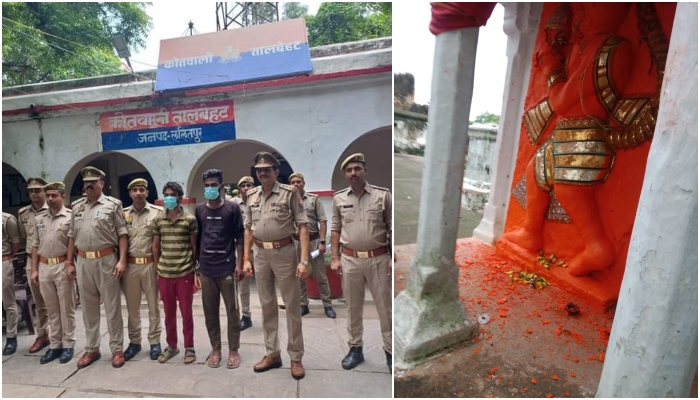 Uttar Pradesh: Lord Hanuman's idol vandalized by Asif Amir and Nasir