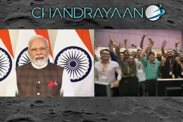 “We saw a dream on Earth and fulfilled it on the Moon,” PM Modi on Chandrayaan-3 landing