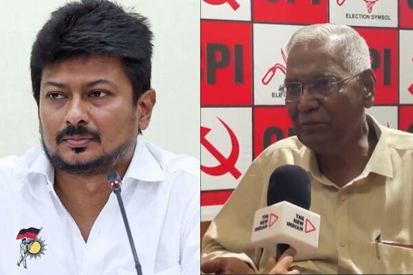 CPI leader D Raja abuses Sanatan Dharma, supports Udhayanidhi Stalin