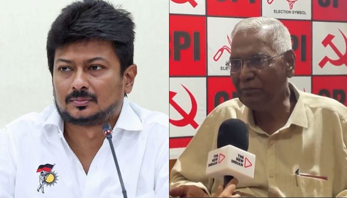 CPI leader D Raja abuses Sanatan Dharma, supports Udhayanidhi Stalin